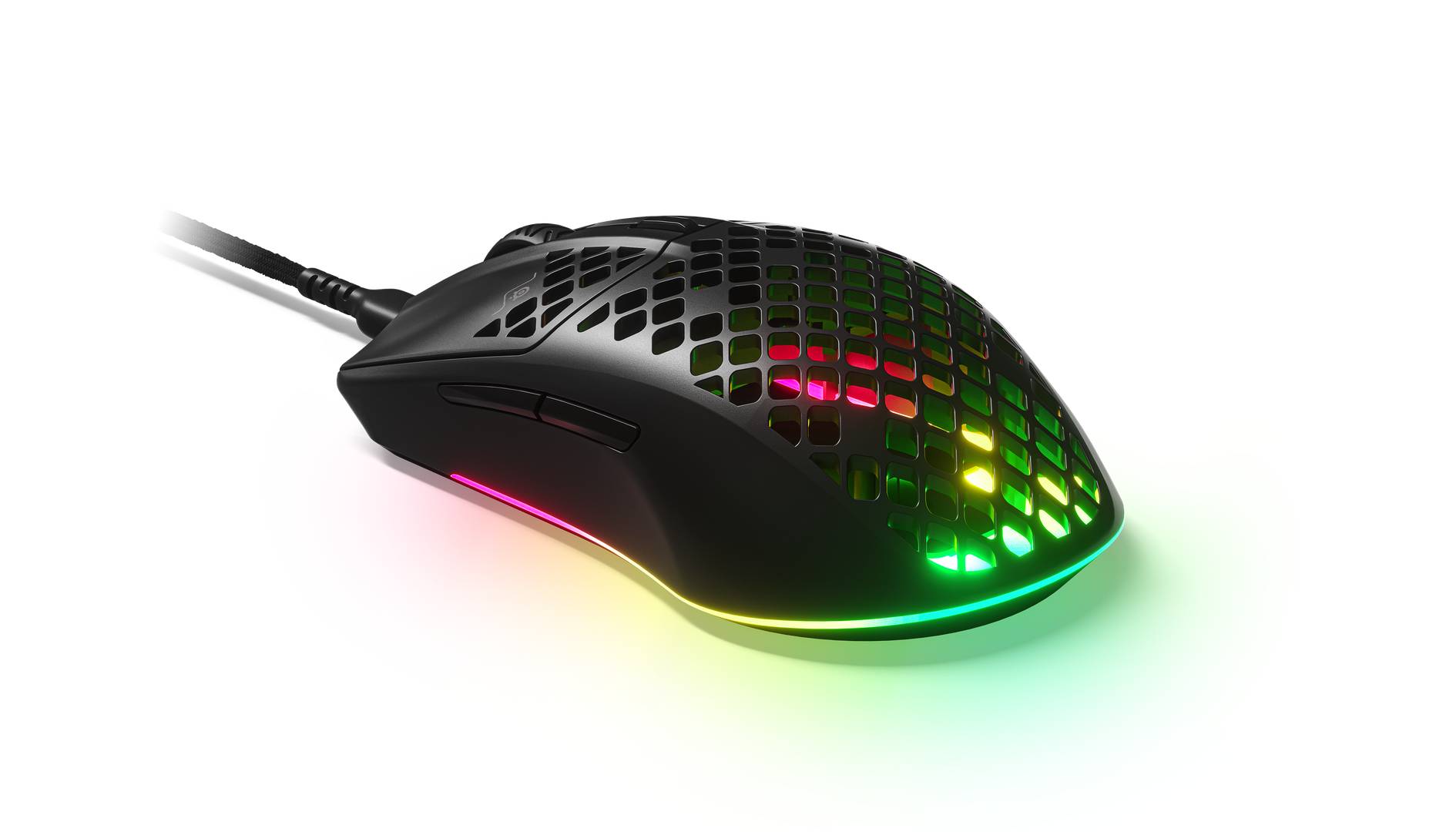 Mouse Para Juegos SteelSeries Aerox 3 Wired. Súper Ligero. Sensor óptico de Aire TrueMove de 18.000 CPI. Diseño Ultraligero de 68 g Resistente al Agua. - Mouse Para Juegos SteelSeries Aerox 3 Wired. Súper Ligero. Sensor óptico de Aire TrueMove de 18.000 CPI. Diseño Ultraligero de 68 g Resistente al Agua. -